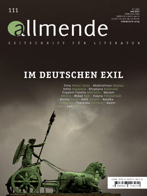 cover image of Allmende 111 – Zeitschrift für Literatur
